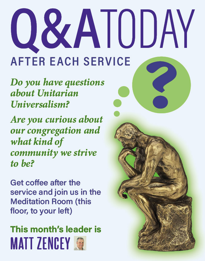 UU Q&A Session @ UCWC Meditation Room